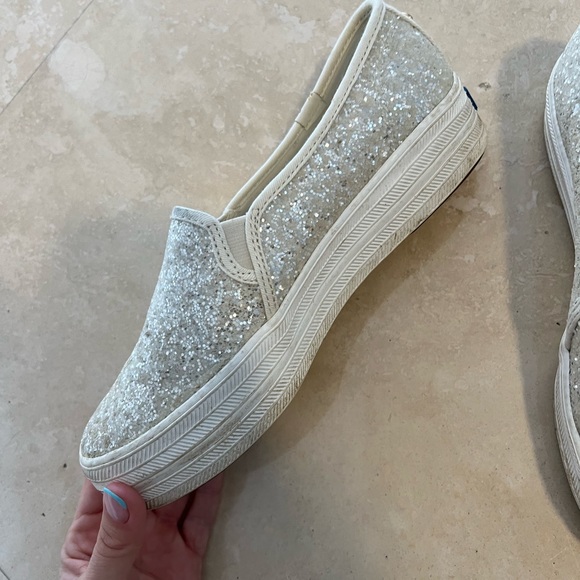 Kate spade x keds glitter slip ons - Picture 2 of 4